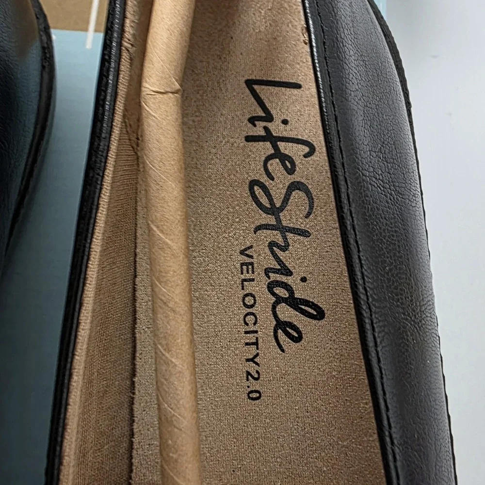 NEW LifeStride Women's Isabelle Loafers. Velocity‎ w/ Memory Foam 8 Narrow Black